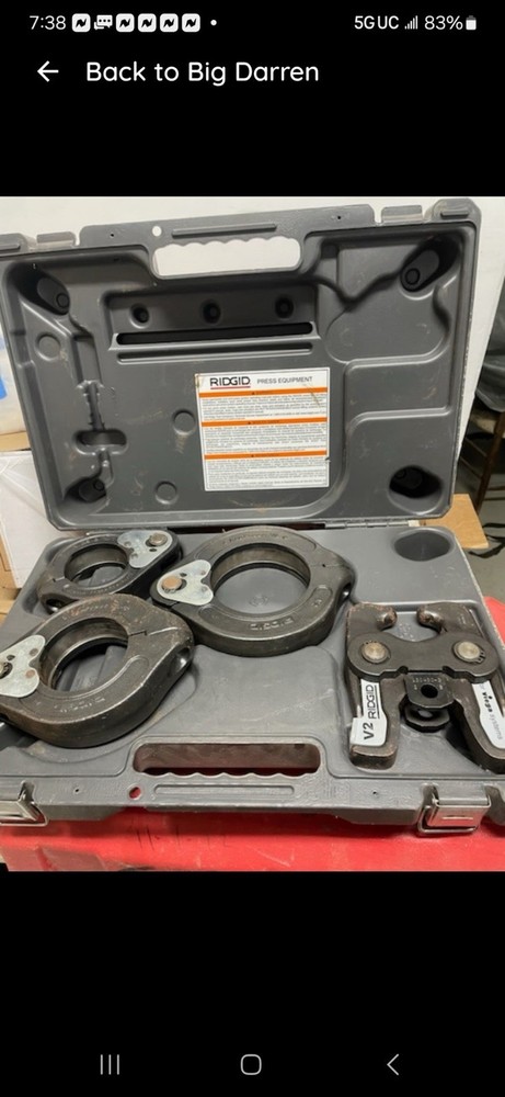 RIDGID press equipment