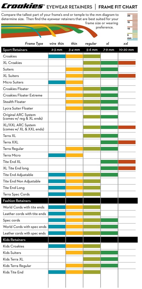 Arc Endless System Glasses Strap, Blue 14" x 1/4"