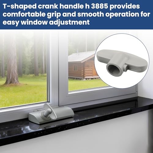 H 3885 Tee Window Crank Handle Operator Handle for Andersen Crank Handle,3/8"