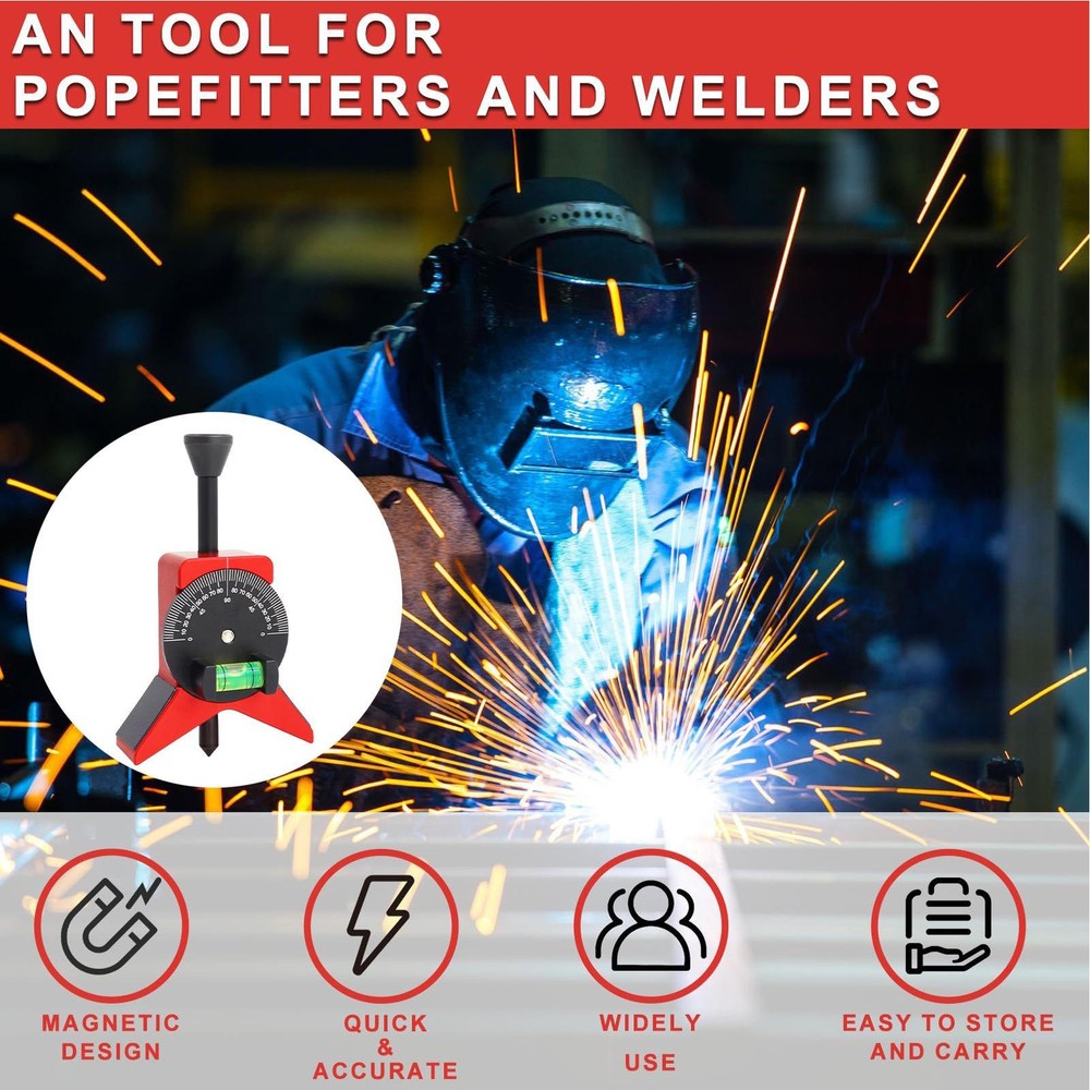 Pipe Center Finder, Pipefitter Tools w/ Centering Head, Pipe Fitting