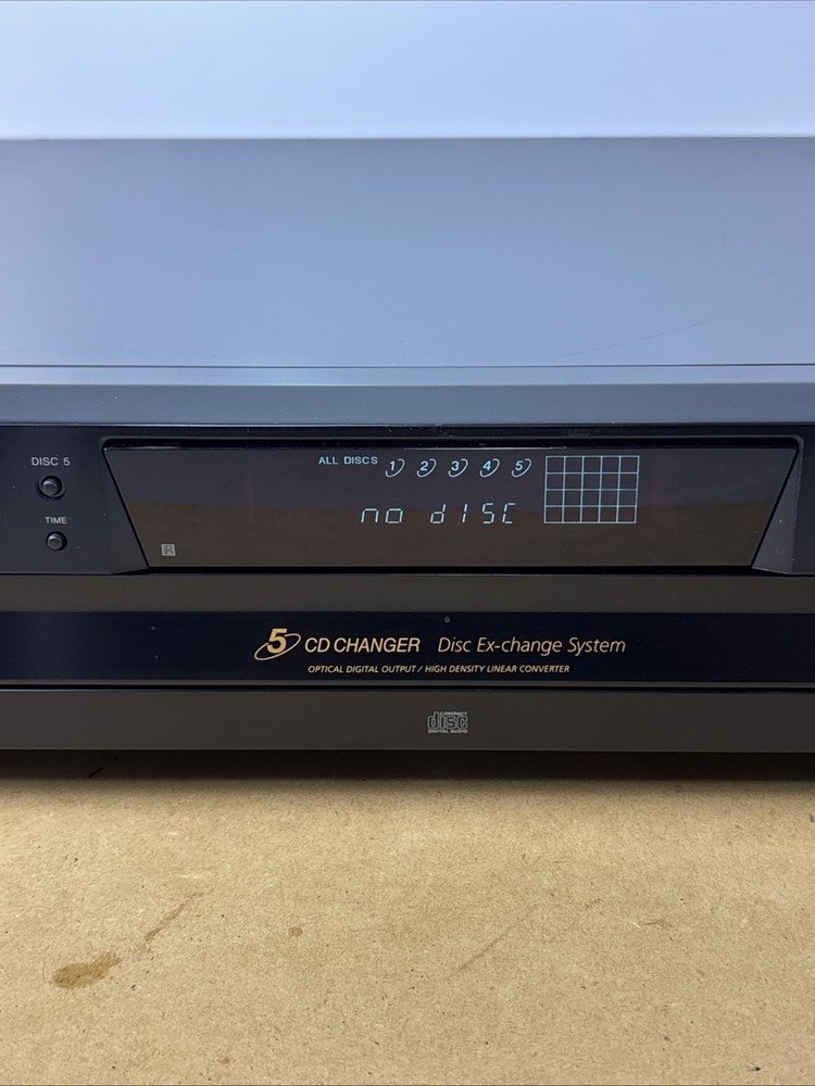 Sony CDP-CE375 Compact Disc 5 Disc CD Player Multi Changer Carousel No Remote