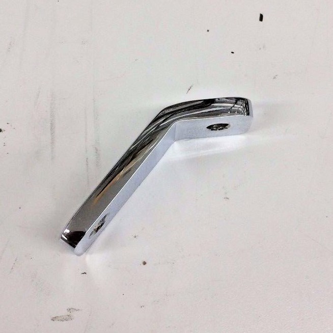 CHROME SPRINGER HEADLIGHT MOUNT BRACKET light paughco DNA harley bobber xs650 _5