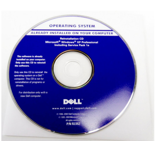 Microsoft Dell Microsoft Windows XP Operating System Driver PC Software (R2352)