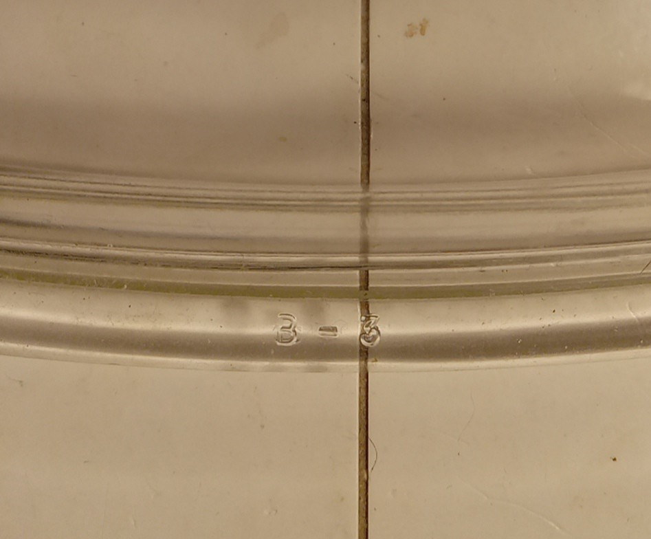 Pyrex Lid B-3 clear, square
