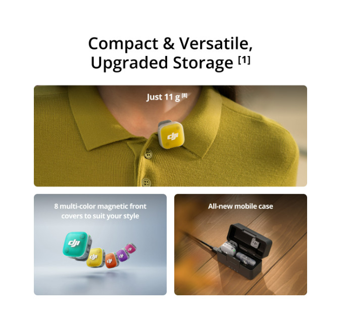 DJI Mic Mini 2 Microphone (1 TX + 1 RX)