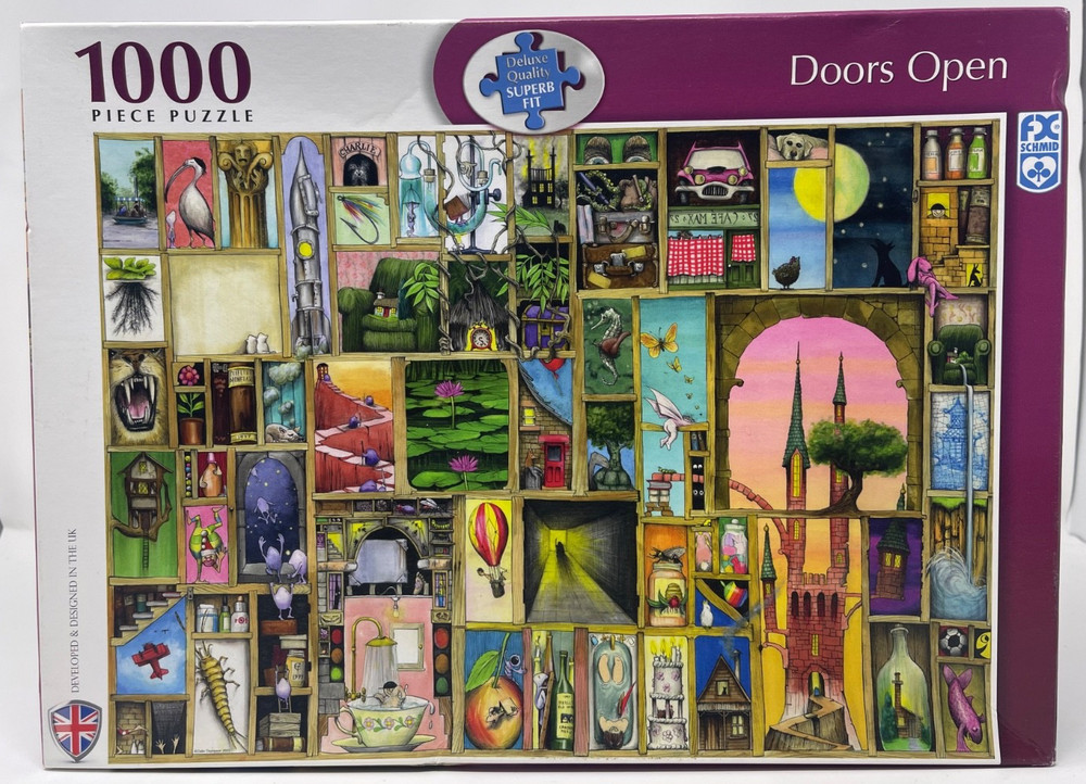 FX Schmid ~ Doors Open By Colin Thompson [2023] ~ 1000 Piece Puzzle