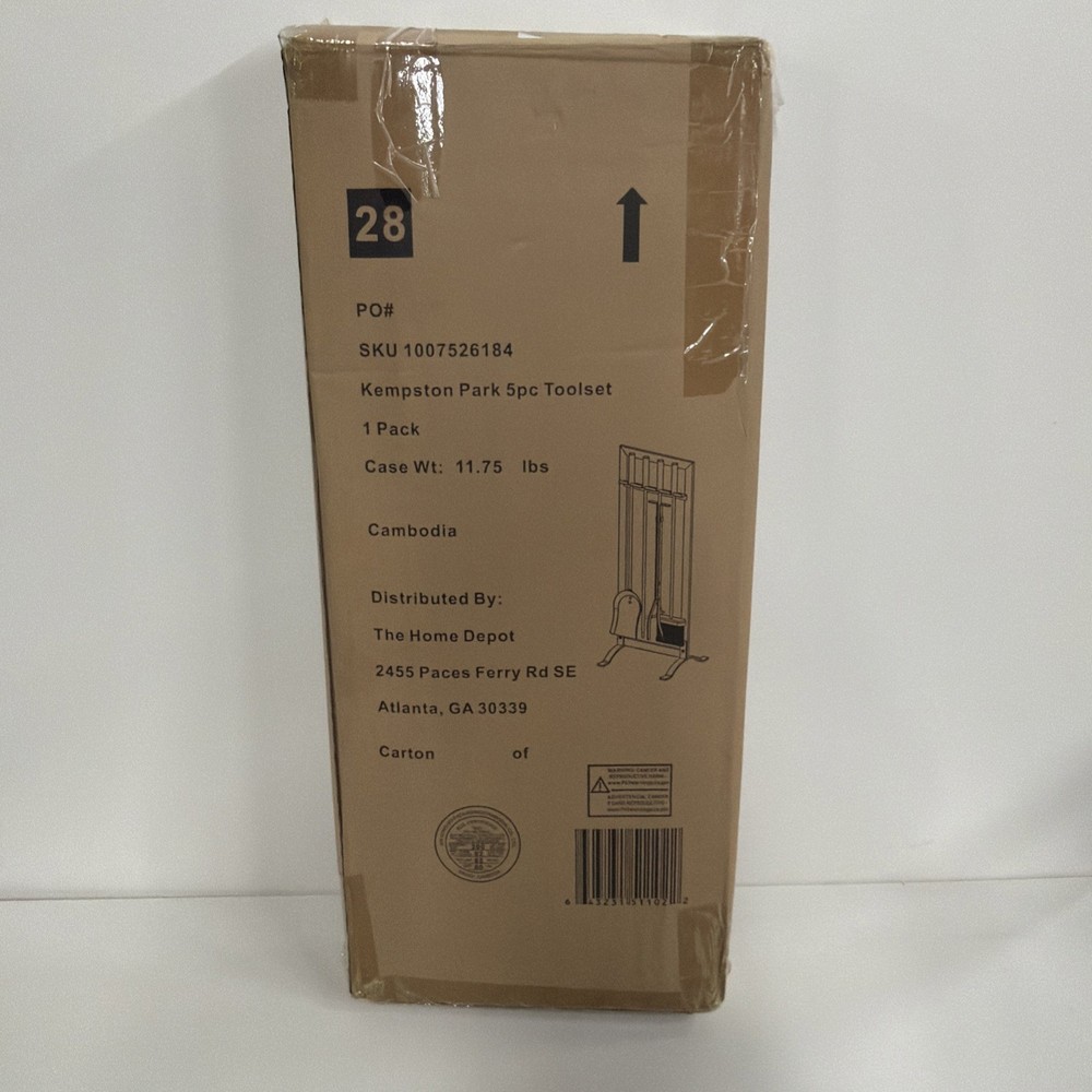 Kempston Park 5-Piece Fireplace Tool Set