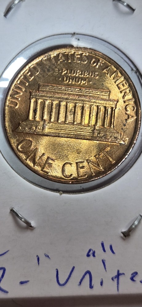 1983 Denver Lincoln Cent Doubled Die Reverse! 2.5g