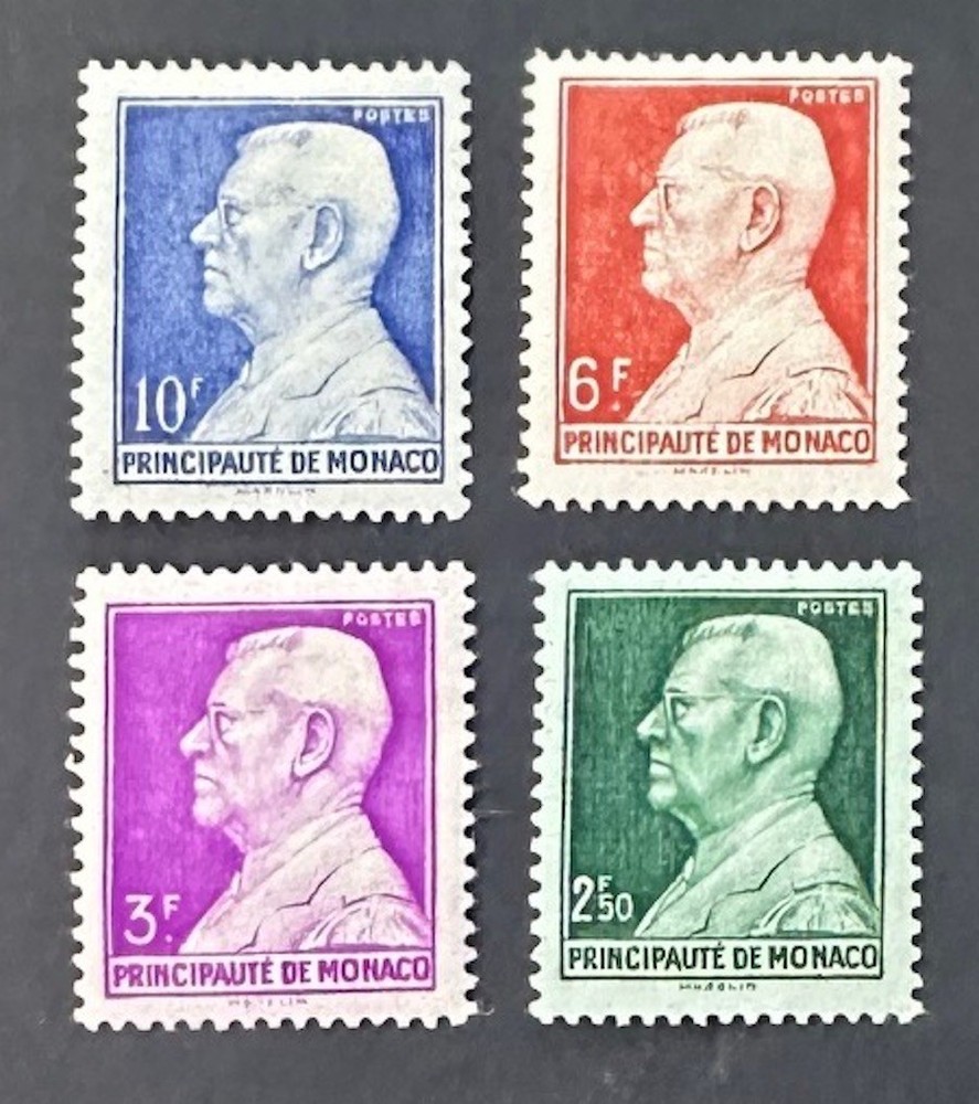 MONACO  192 - 195   Beautiful  Mint  Light  Hinged  Set