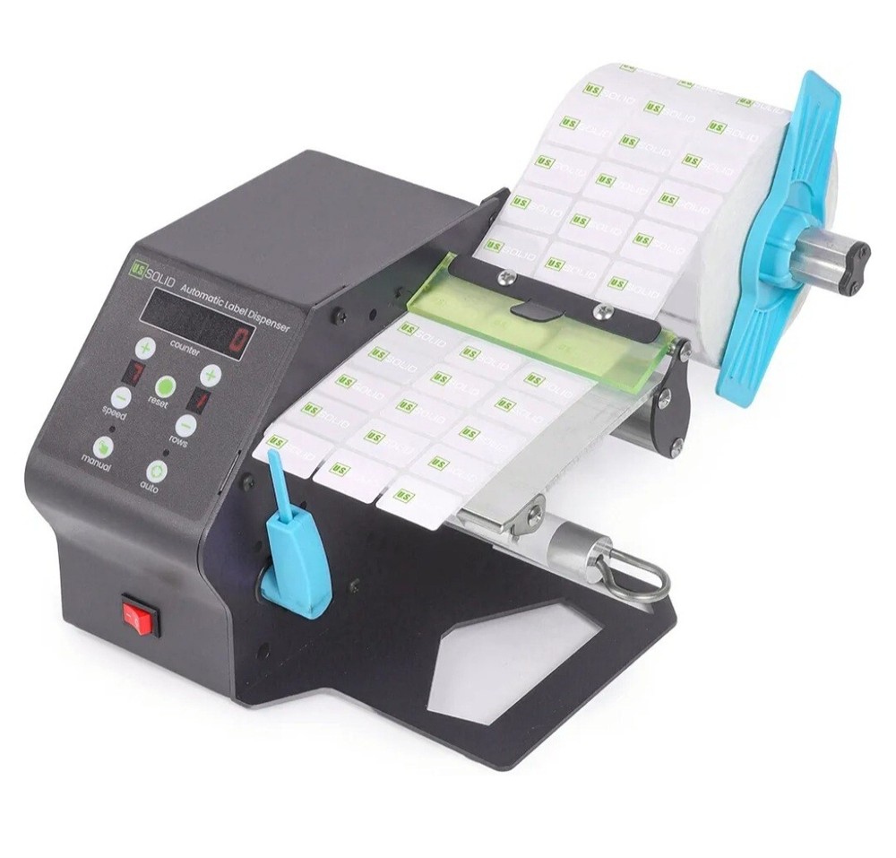 U.S. Solid Automatic Label Dispenser, 9 Speeds, 3.1 Max Width LD22