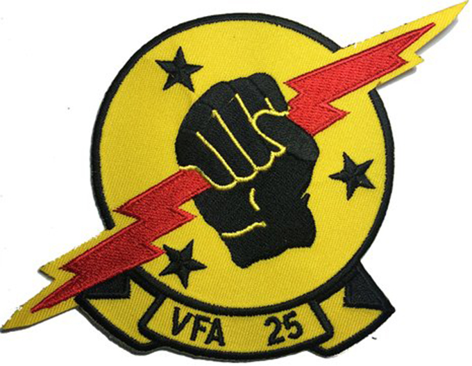 ICEMAN TOM KAZANSKY VFA-25 NAVY SQUADRON PATCH iron on