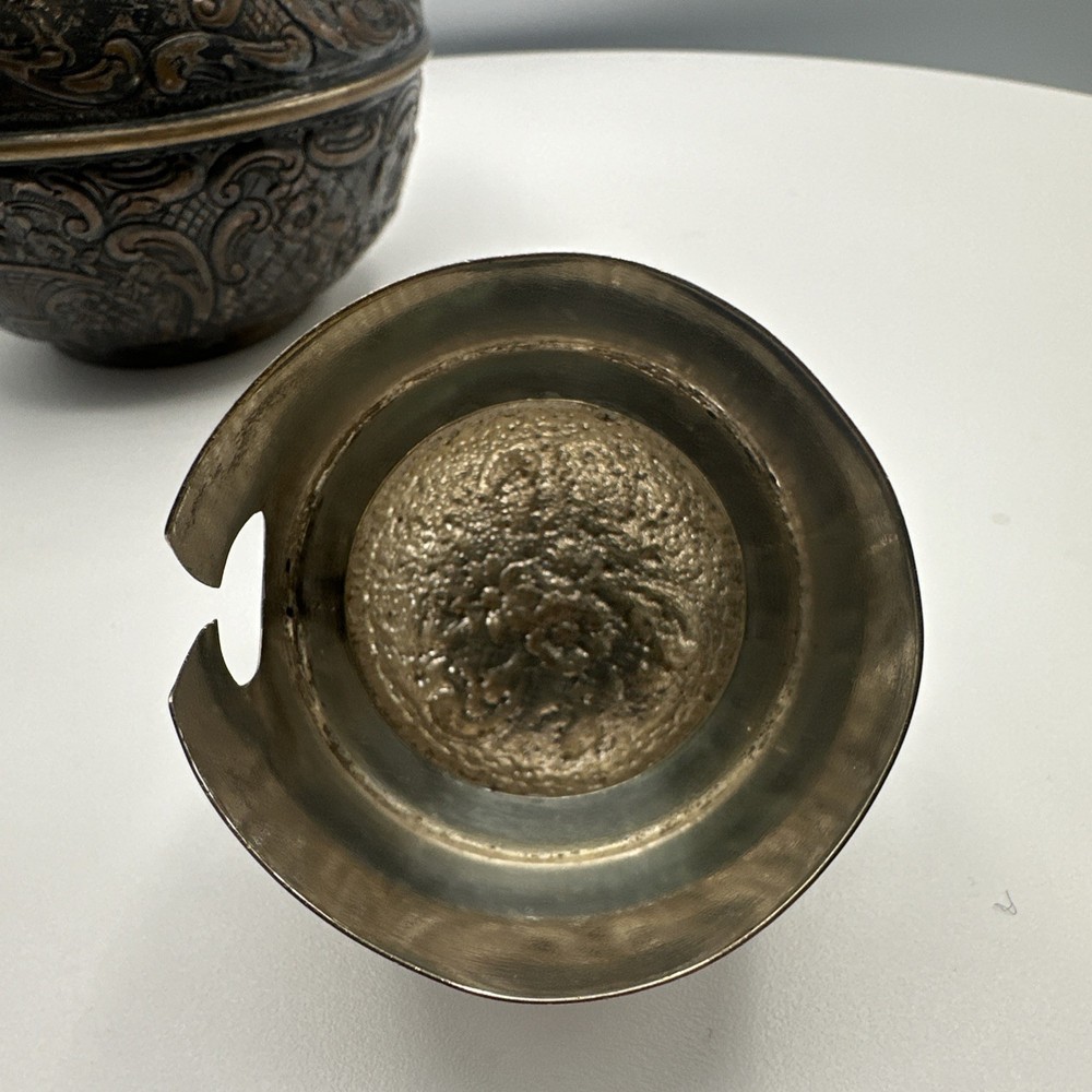 Antique E.G. Webster & Sons Repoussé Silver Plate Pitcher Figural Thermos