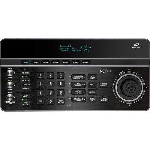 Telycam V-Joy+ PTZ Camera Controller Advanced IP & Serial Control (50TC-NDI-B)