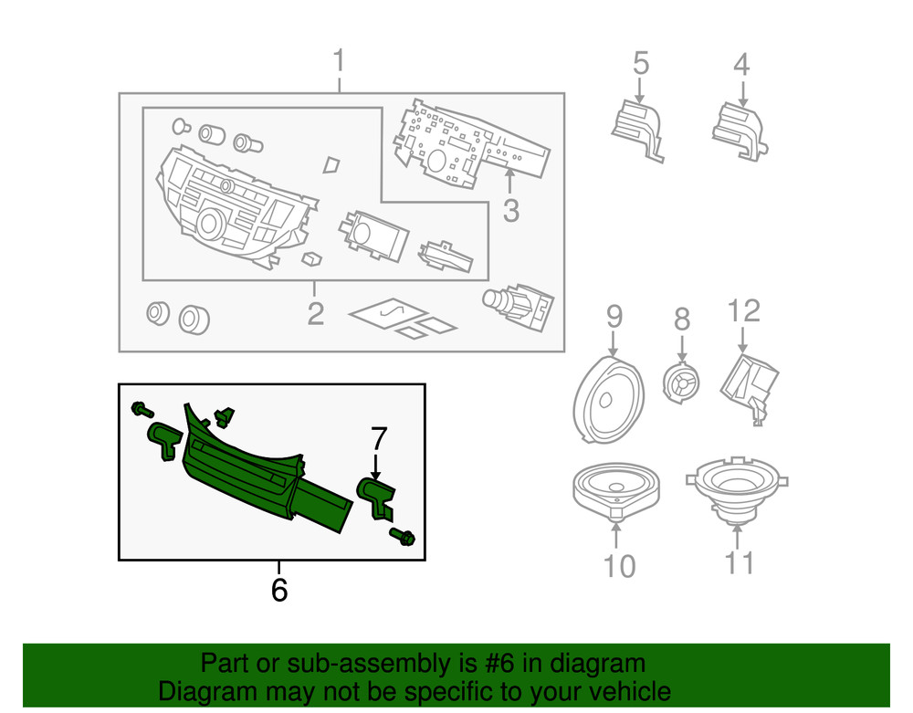 Genuine Honda CD Changer 39110-TA0-A01ZD