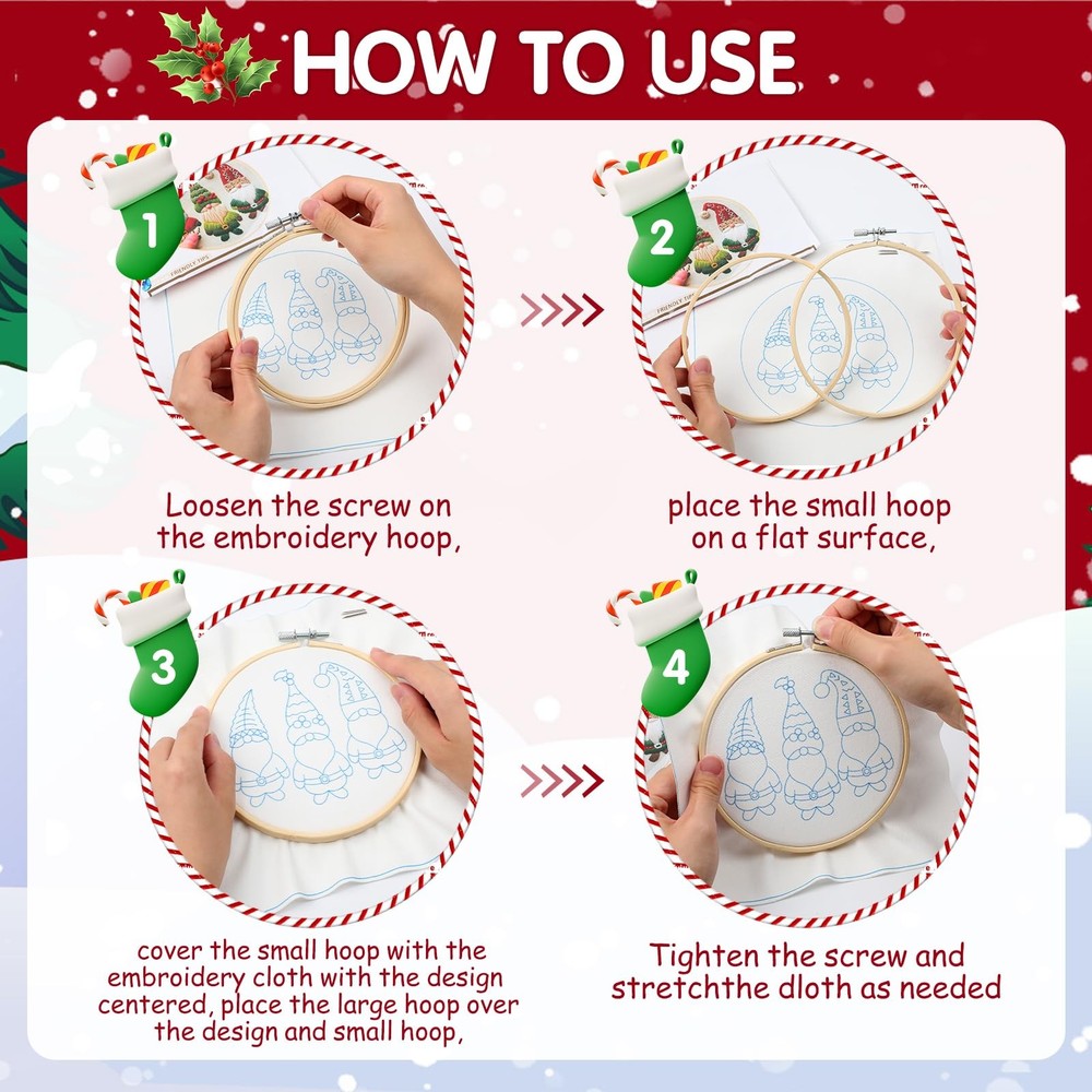 Christmas Medium, Holly Bauble + Fireplace + Stocking + Nativity