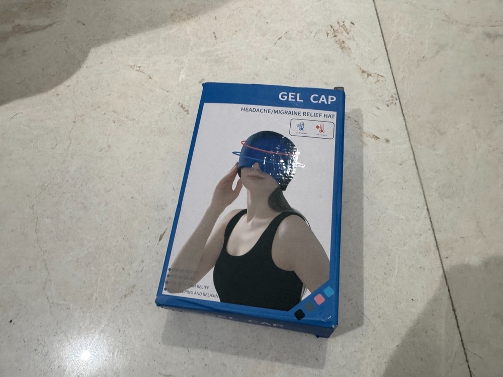 Miracle Headache Relief Cooling Or Heat Compression Cap 360 Degree Head Coverage