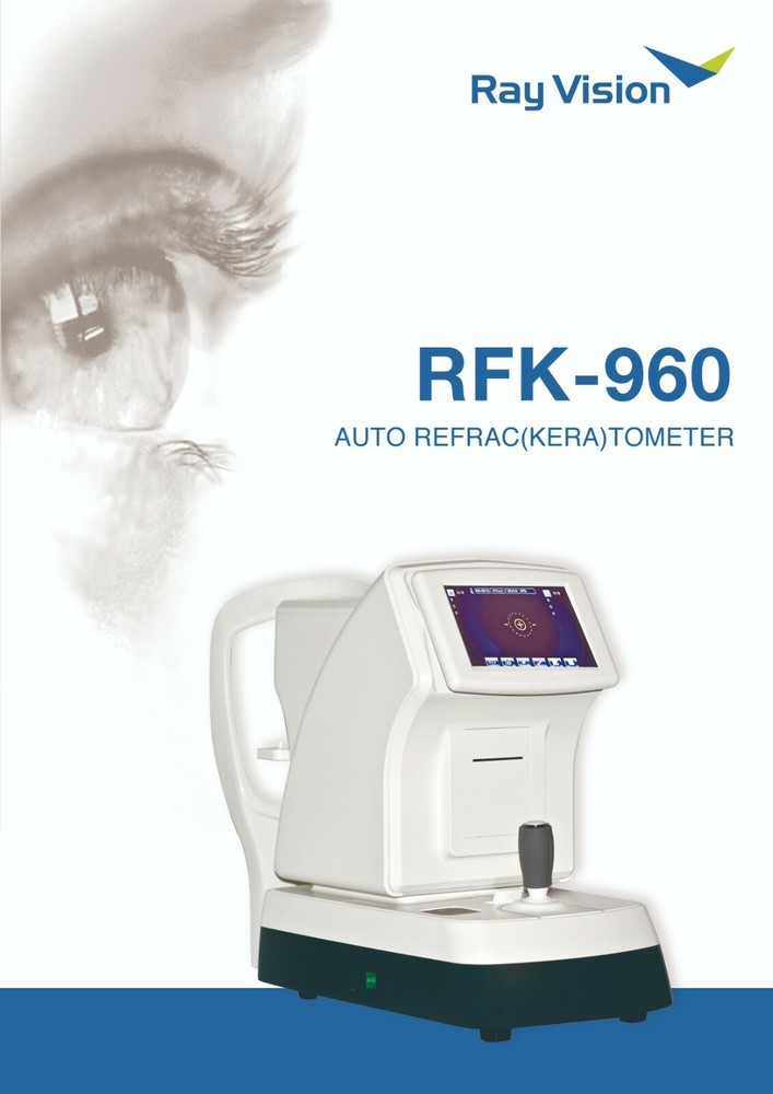 7" Touch Screen Auto-Refractor Keratometer Refurbished Refractometer RFK-960