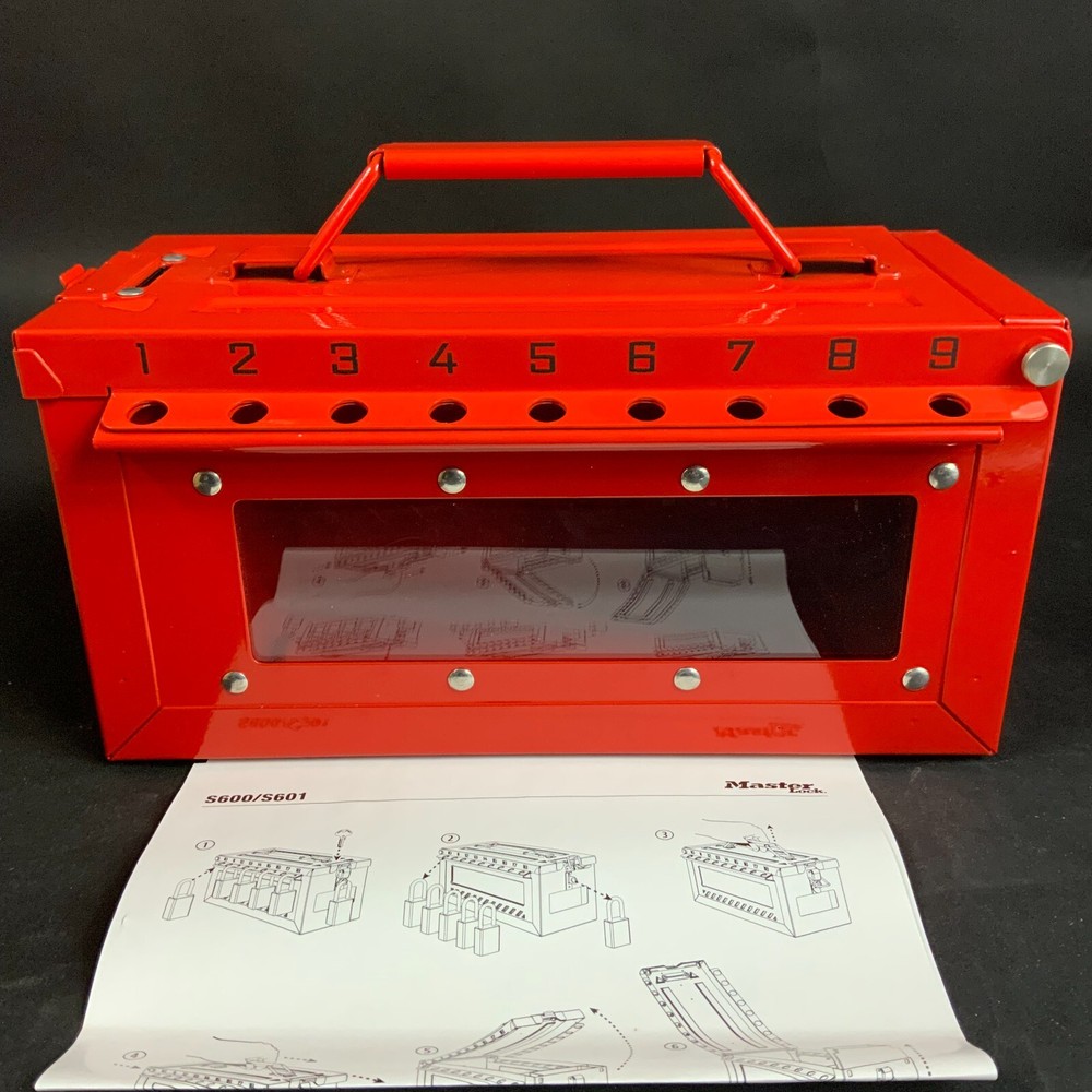 MASTER LOCK S601 GROUP LOCKOUT BOX - NEW IN BOX ($65 OBO)