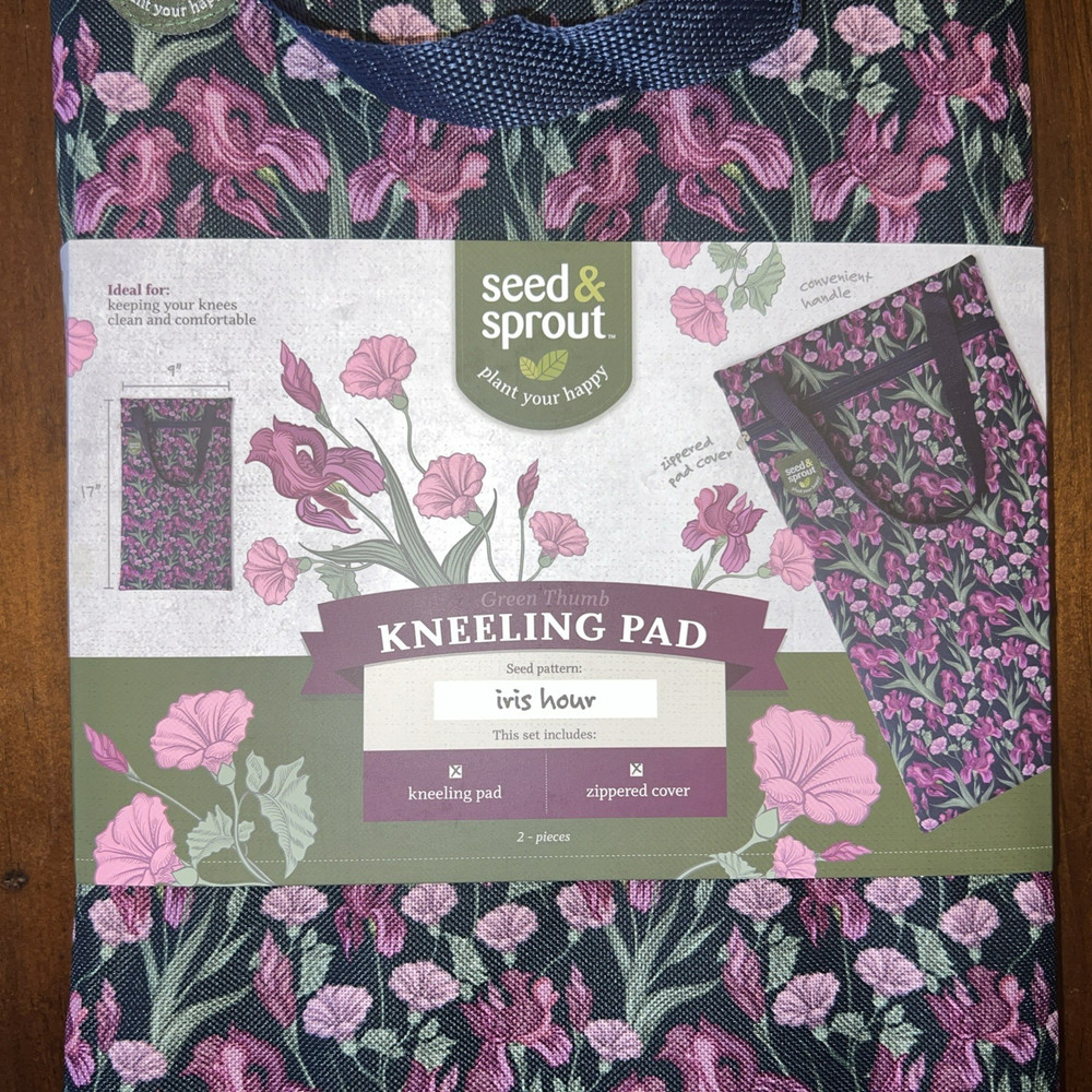 Seed & Sprout Gardening Kneeling Pad - Iris Hour