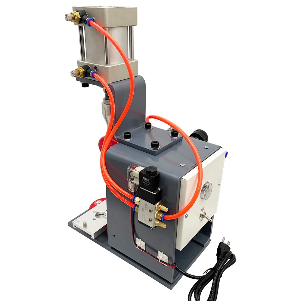 110V Pneumatic Badge Machine Circular Rectangular Heart-shaped Badge Making