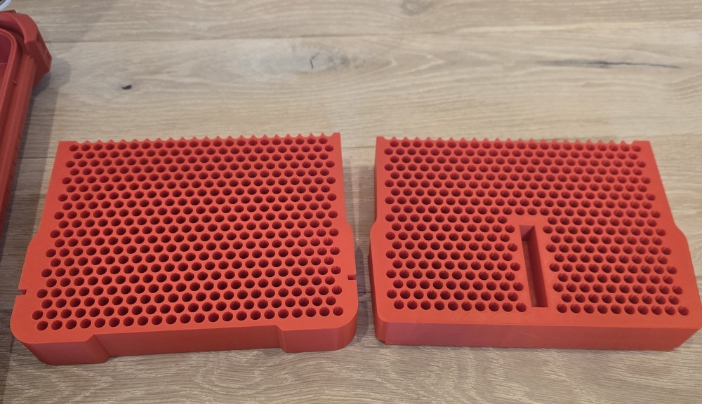 Custom Slim Milwaukee Packout Insert - .22LR Round Organizer Red