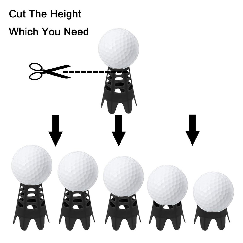 Golf Simulator Tees, Indoor Golf Tees for Simulator, Plastic Practice Golf Ma...