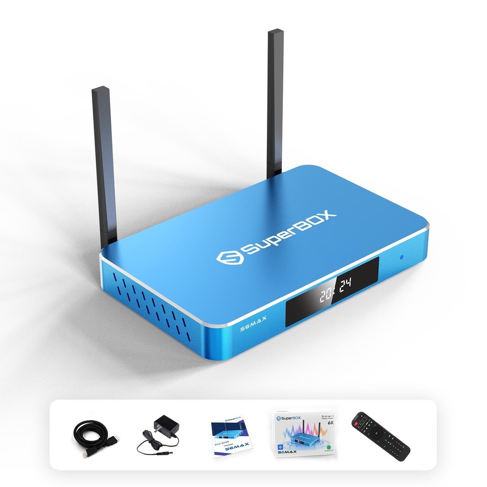SuperBox S6 Max TV BOX Authorized Distributor Ship on the same days Free Ship