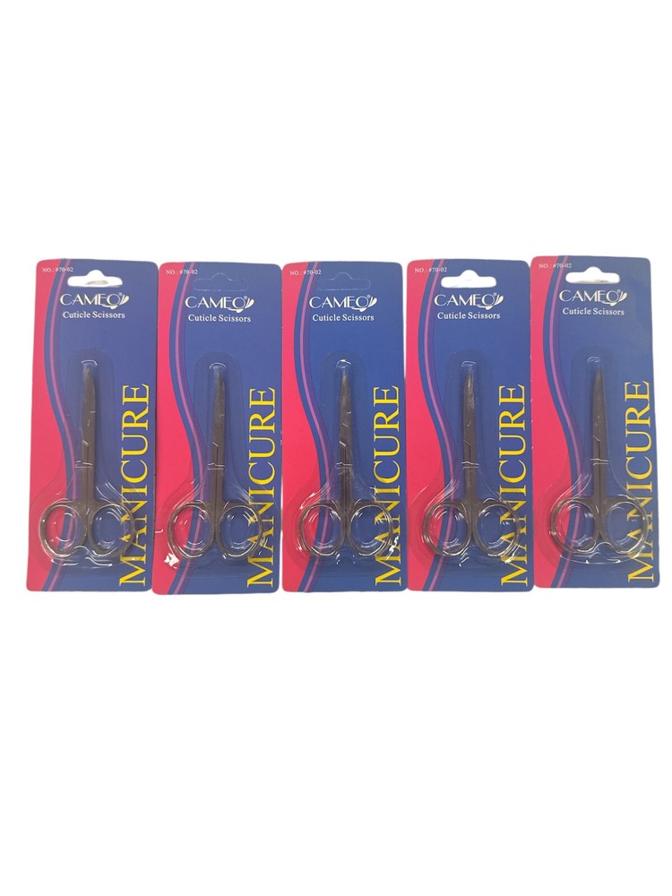 Cameo Cuticle Scissors  5 Pack