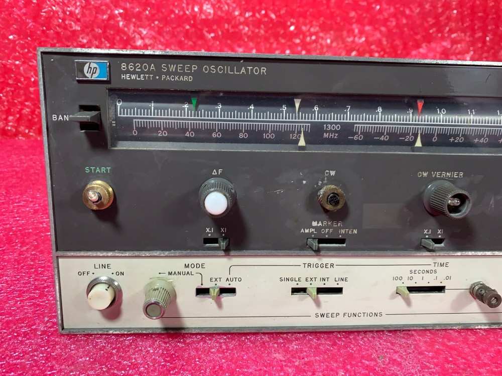 HP 8620A Sweep Oscillator RF Panel + Board 08620-60005 A-1028-4