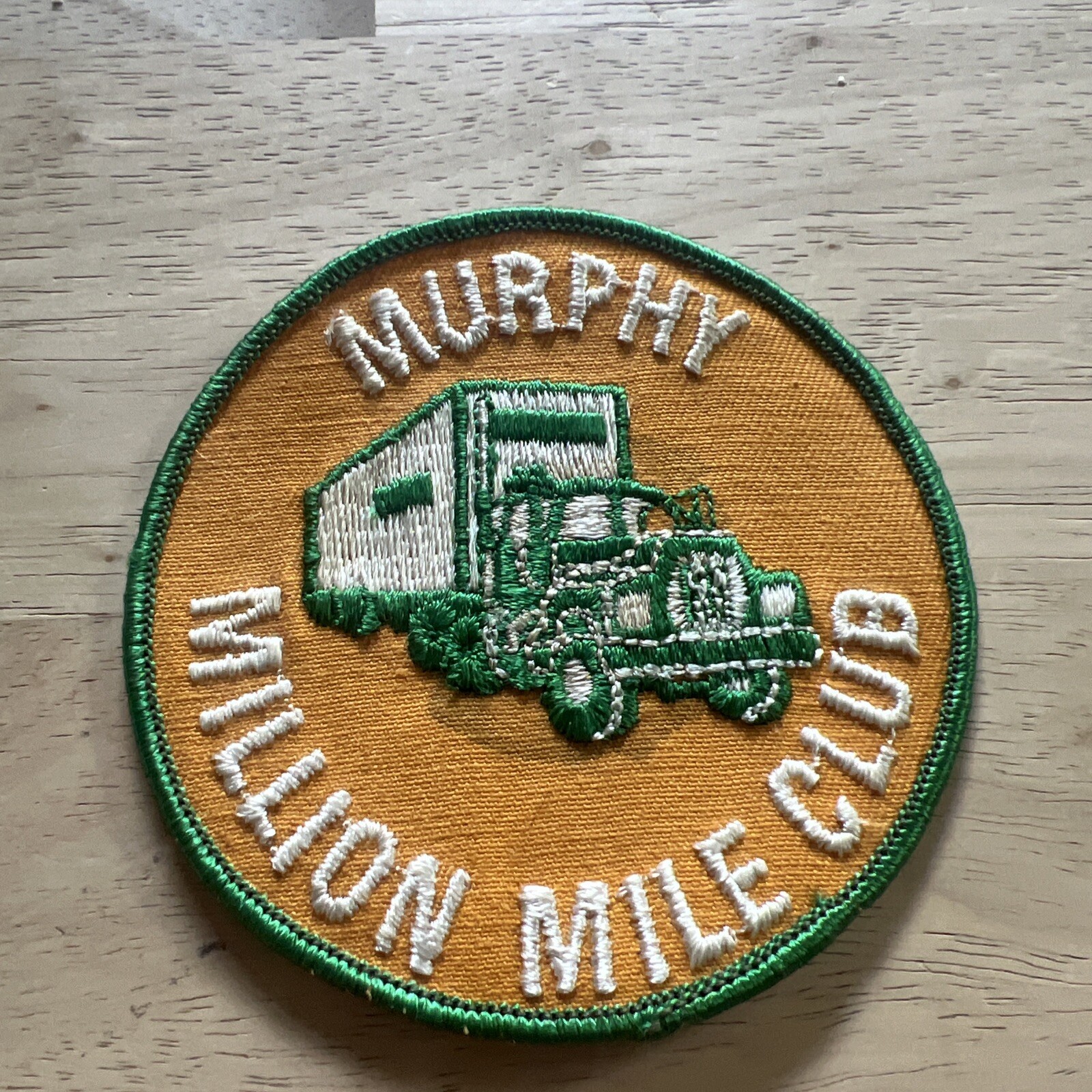 Vintage MURPHY Mile Million Mile Club Patch 3.5”