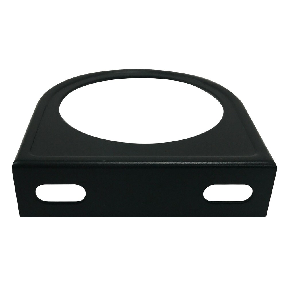 Universal Metal Black Under Dash Single Gauge Mounting Panel 2-1/16 Inch