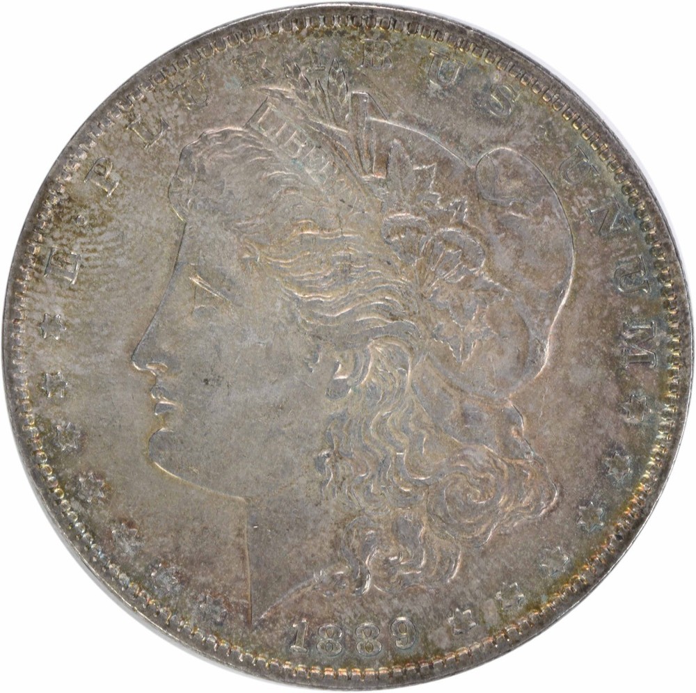 1889 "Texas" Morgan Silver Dollar AU Uncertified #959