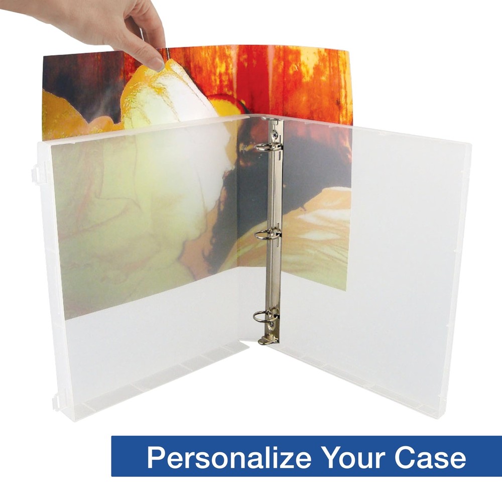 Unikeep 3 Ring Binder - Clear - Case View - 1.5 Inch Spine -