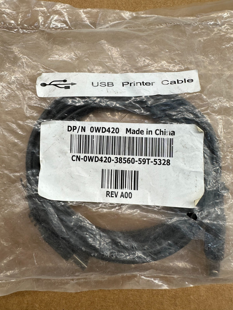 DELL 0WD420 / 0WD420 USB PRINTER CABLE