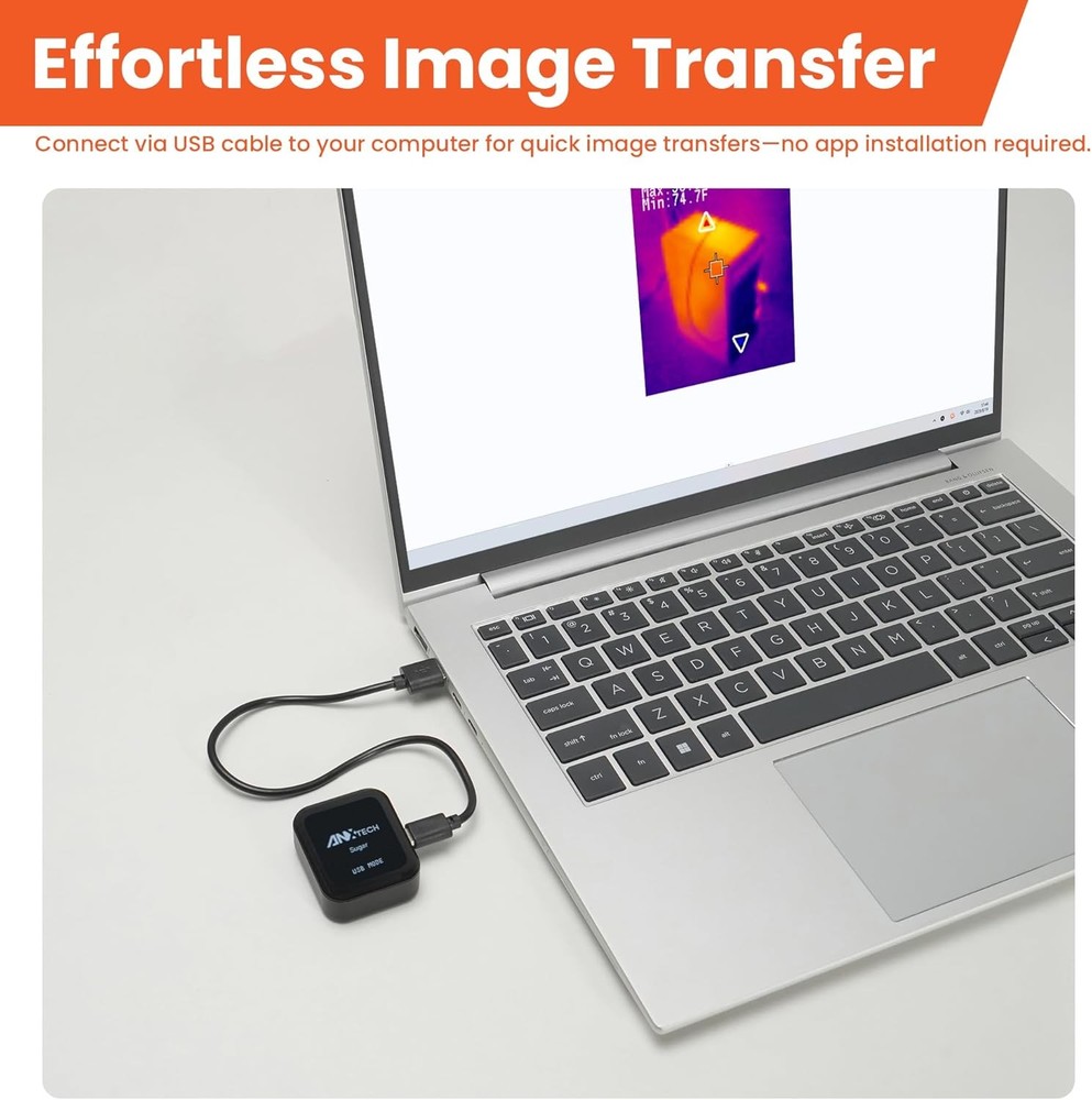 ANXTECH Mini Thermal Imaging Camera Small Device for Temperature Measurement