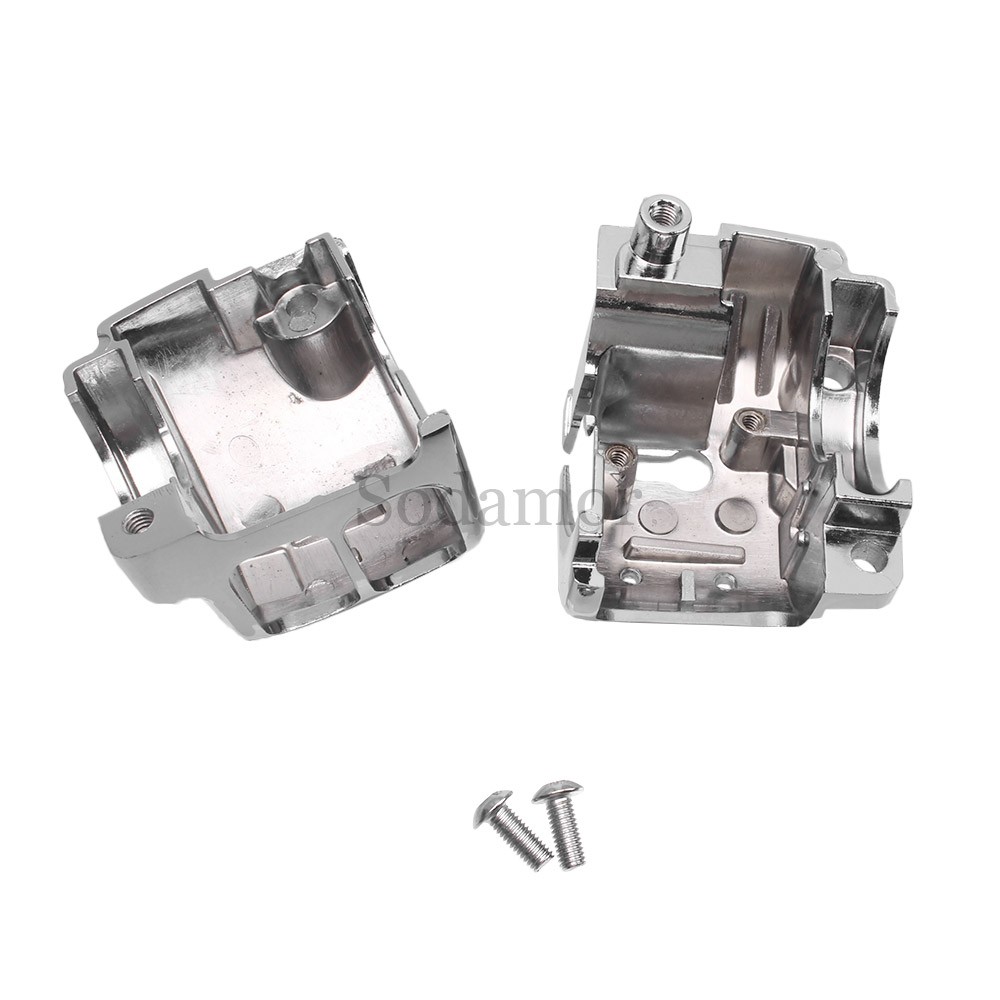 1 Set Handlebar Control Switch Housings Covers For Harley Softail Dyna Street
