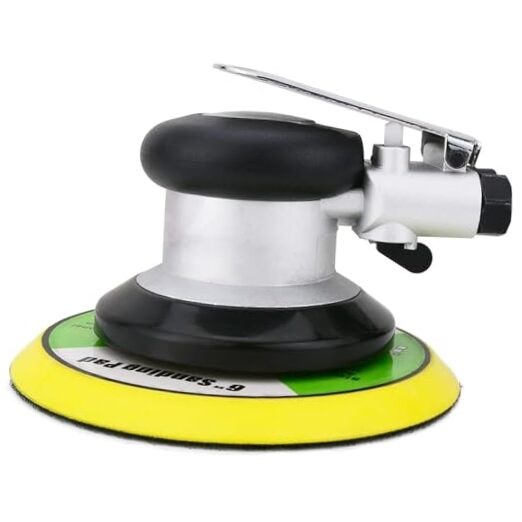 Random Orbital Air Sander 6" Pneumatic Palm Sander DA Sander, Low 6 inch