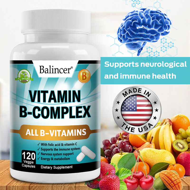 Vitamin B Complex - 30TO120 Capsules - Quality Standards - Simple Supplements