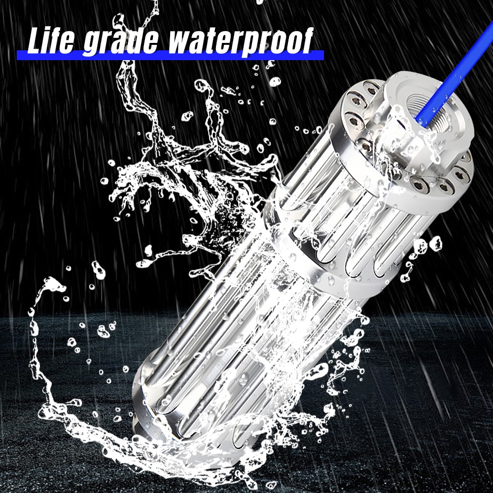 High Powered Blue Laser W/2000M Long Range Rechargeable Handheld Flashlight