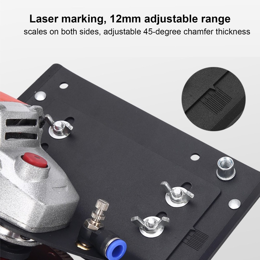 45 Degree Metal Tile Cutting Bracket Chamfering Tool for 100 Type Angle Grinder