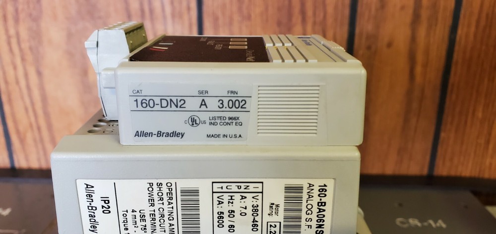 Allen-Bradley Variable Speed Controller, 160-BA06NSF1 Ser C with 160-DN2