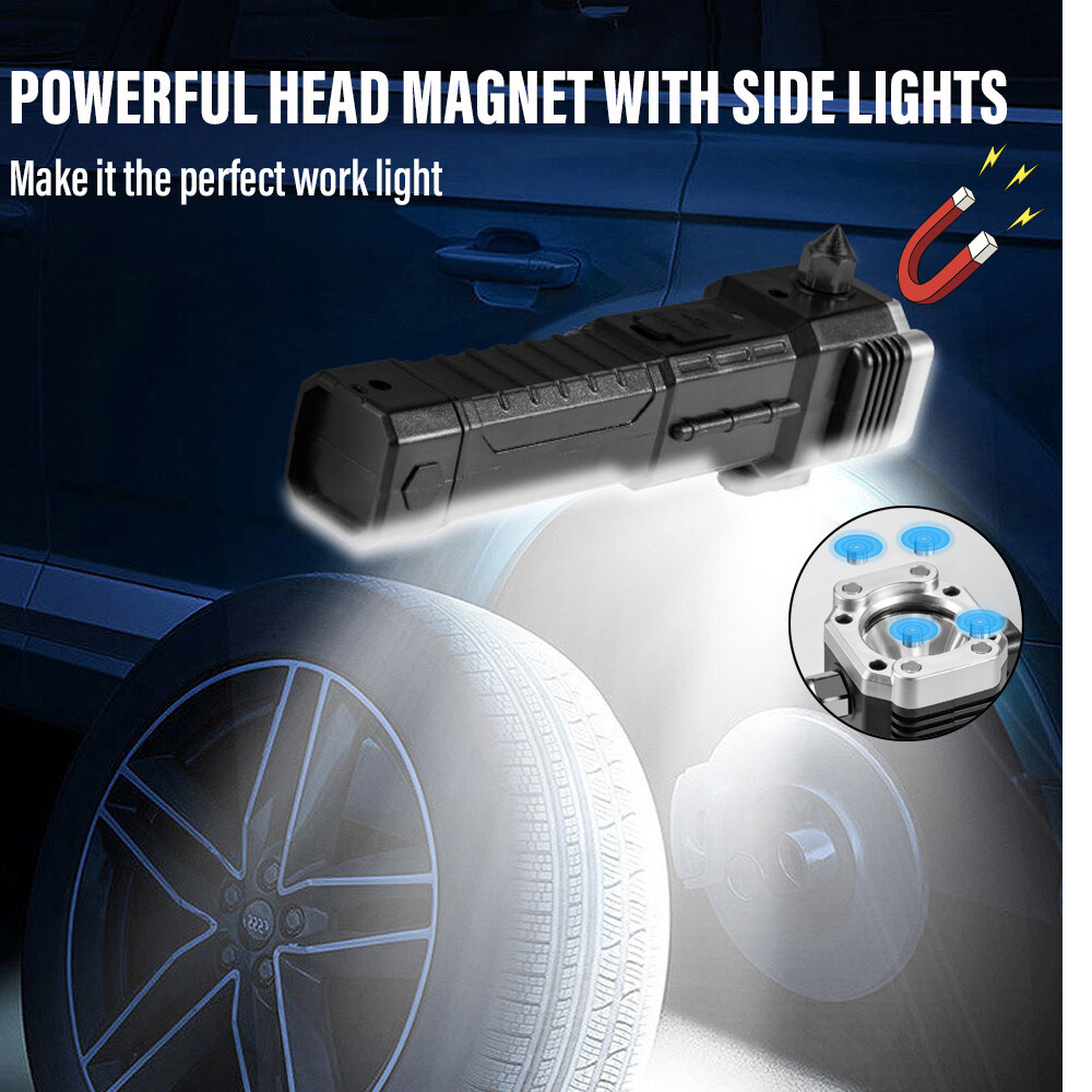 Super Bright Tactical LED Flashlight Rechargeable Camping Multifunctional Torch