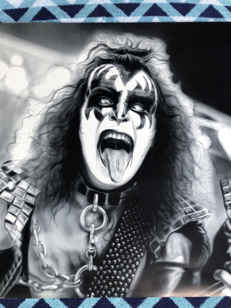 Rare KISS Gene Simmons Artist Numbered #25/100 Signed Original Poster Art Print