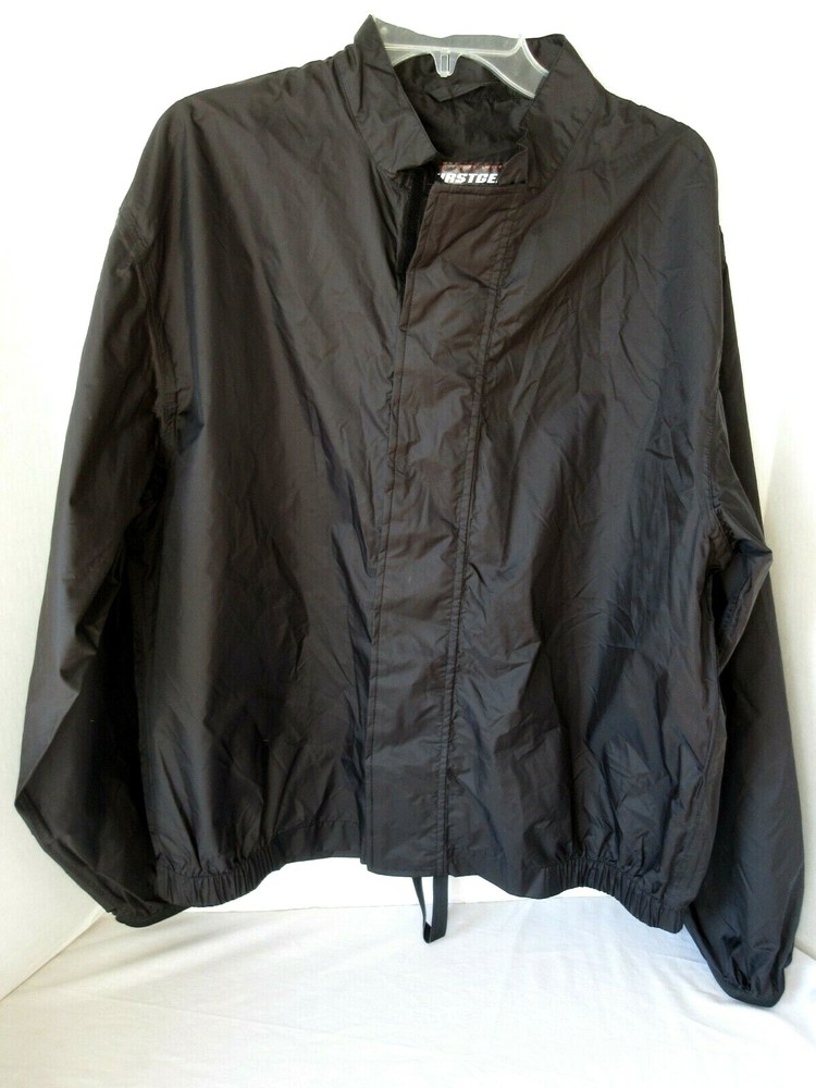 Firstgear First Gear Men's Rain Over Jacket Large Zip Front Polyurethane Coating