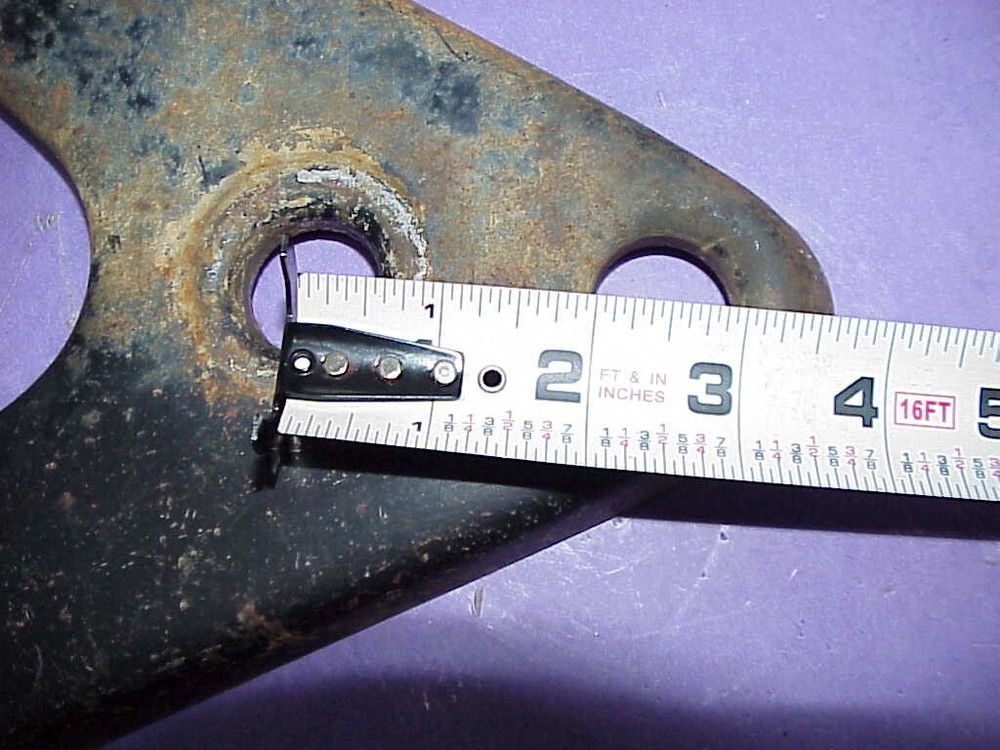2 Howe Steel Quick Change Rear End Pull Bar / Torque Link Brackets