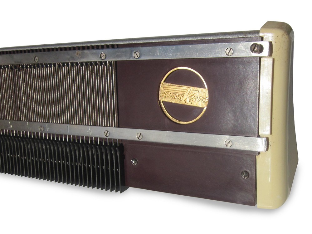 1960 Knitking Model 4500 Knitting Machine, Case, & Paperwork