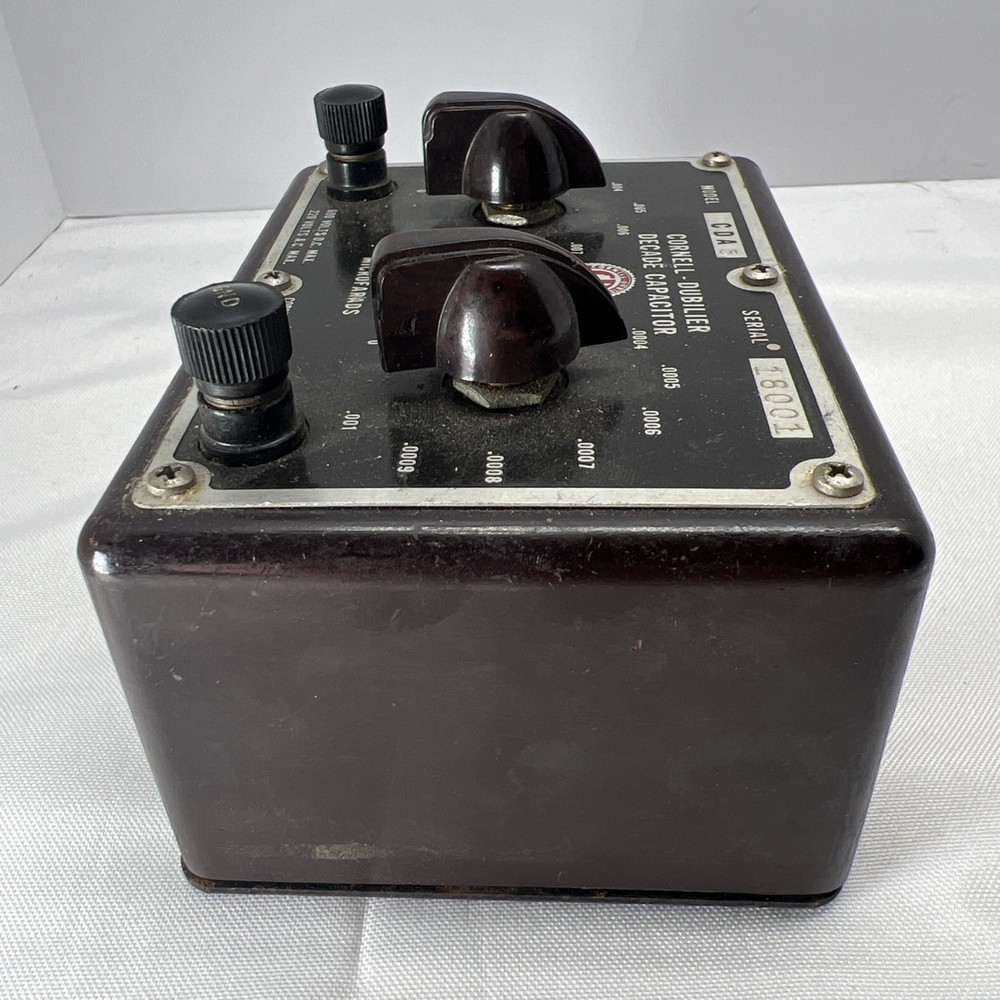 Vintage Cornell-Dubilier Decade Capacitor Model CDA 5
