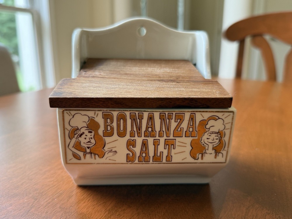 Vintage Bonanza Salt Cellar