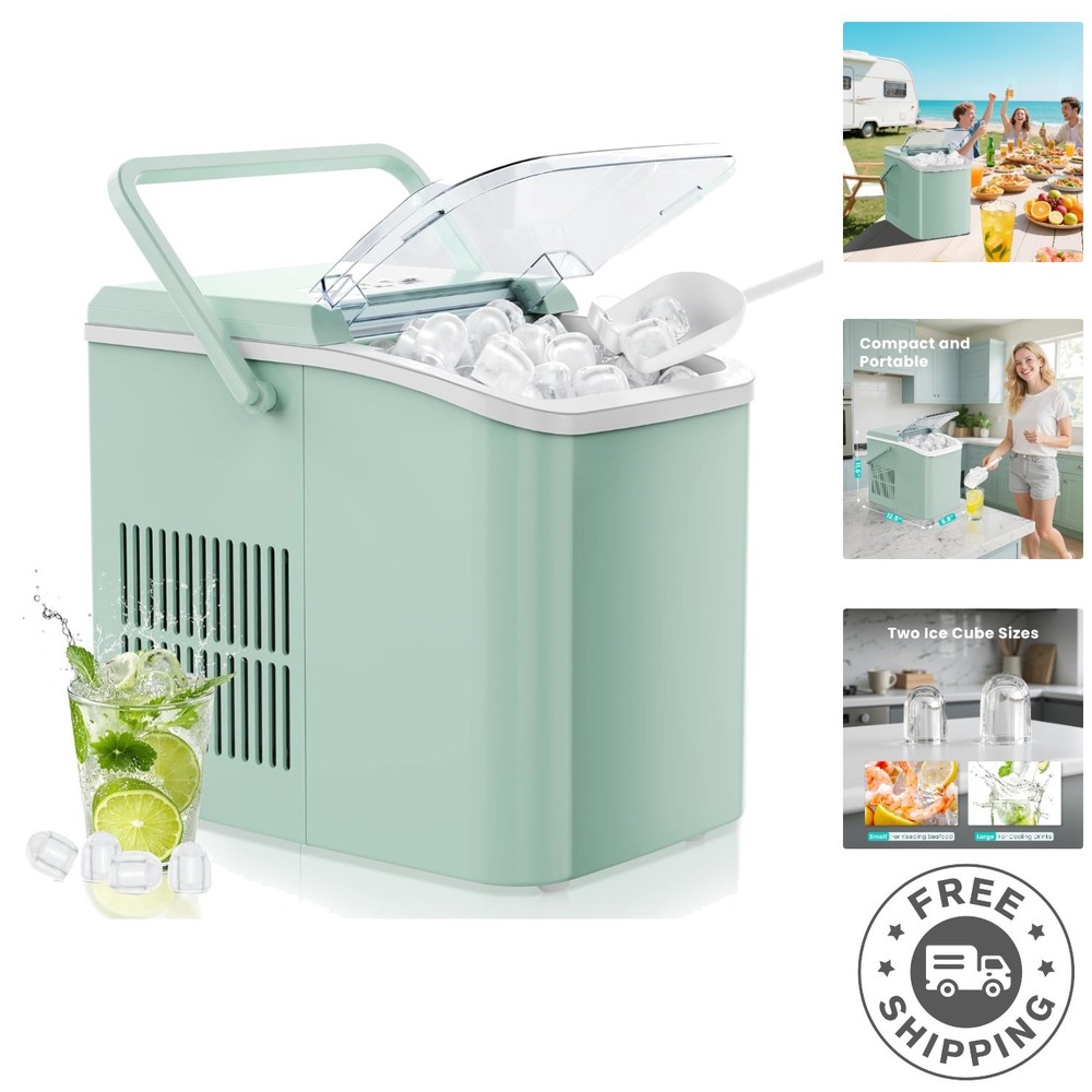 Portable Ice Maker Machine - Efficient 1.5L Capacity, Quiet Operation Below 40dB