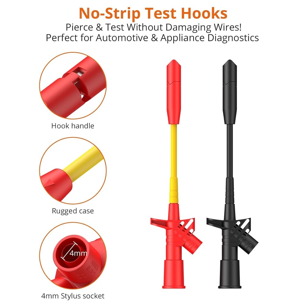 Multimeter Test Leads Kit 26pcs - Multi Testers Replace... Fast USA SHIP
